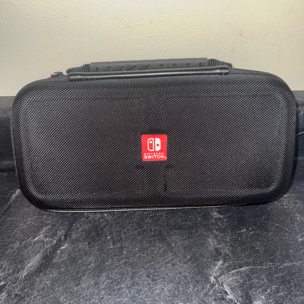 Nintendo Black Travel Case with Red Switch Emblem